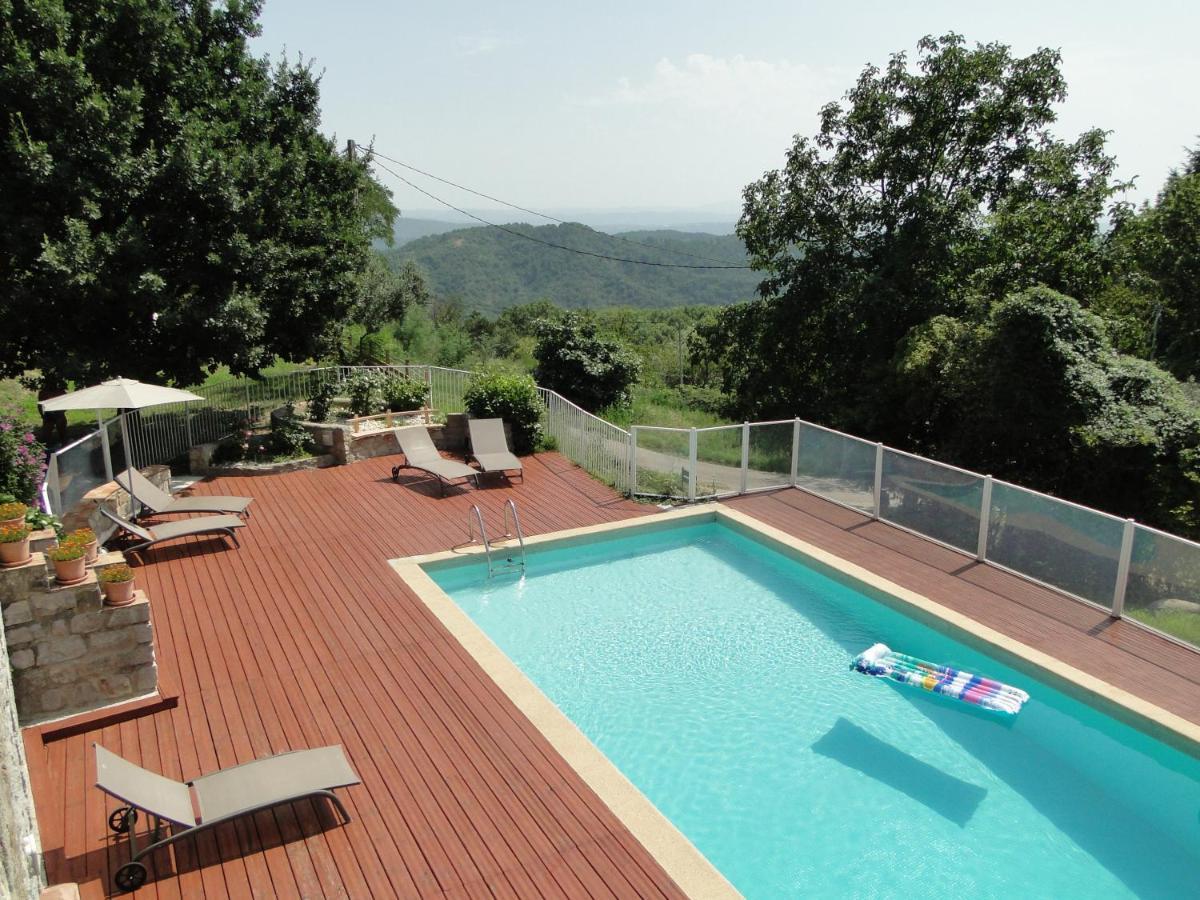 Apartmán Mas De Sarjac Saint-Andéol-de-Vals Exteriér fotografie